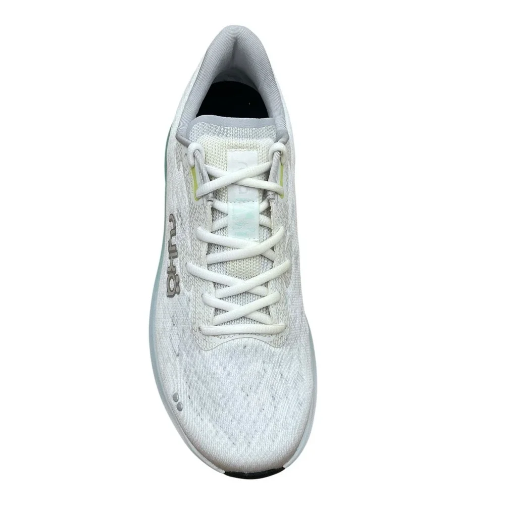 Ryka Euphoria Run Womens Athletic Shoes Size 7.5 Wide Width White/Green Sneakers